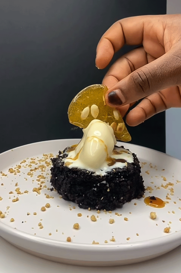 Egusi ice cream - innovative African fusion dessert